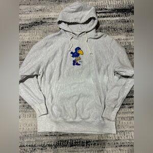 Vintage Kansas Jayhawks 1912 Hoodie Sweatshirt Men's XL